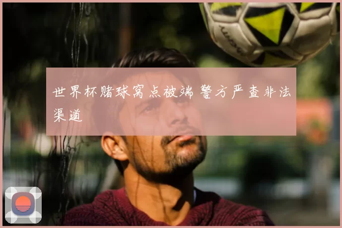 世界杯赌球窝点被端 警方严查非法渠道