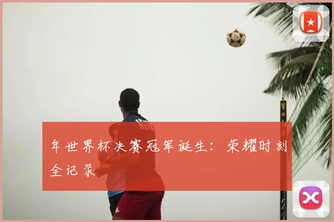 年世界杯决赛冠军诞生：荣耀时刻全记录