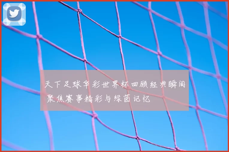 天下足球华彩世界杯回顾经典瞬间 聚焦赛事精彩与绿茵记忆